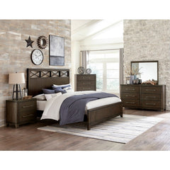 Griggs Brown Queen Bed - Ornate Home