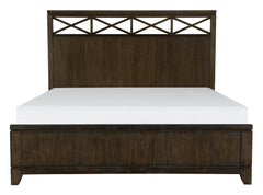 Griggs Dark Brown 4-piece Queen Bedroom Set - Ornate Home