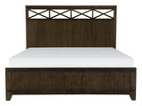 Griggs Dark Brown 5-Piece Queen Bedroom Set - Ornate Home