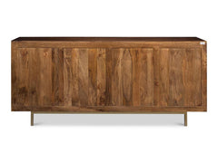 Griglia Brown Four Door Sideboard - Ornate Home