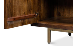 Griglia Brown Four Door Sideboard - Ornate Home