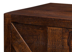 Griglia Brown Four Door Sideboard - Ornate Home
