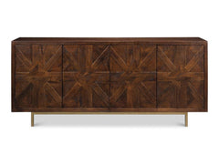 Griglia Brown Four Door Sideboard - Ornate Home