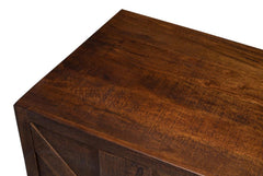 Griglia Brown Four Door Sideboard - Ornate Home