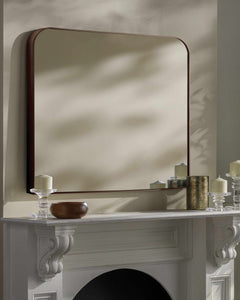 Grimisuat Dark Brown Mirror - Ornate Home