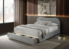 Grimsby Light Gray Queen Bed - Ornate Home