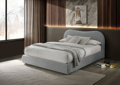 Grimsby Light Gray Queen Bed - Ornate Home