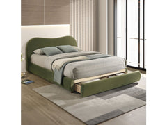 Grimsby Olive Green E.King Bed - Ornate Home