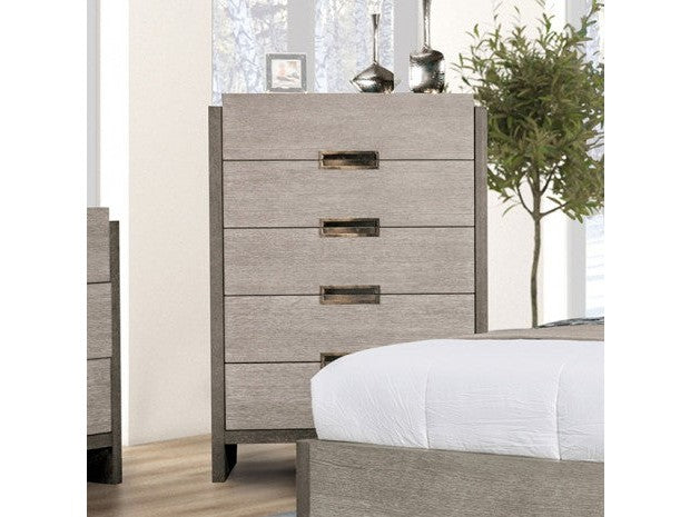 Grimsby Stone Gray Chest - Ornate Home