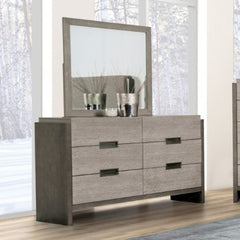 Grimsby Stone Gray Queen 4 Piece Bedroom Set - Ornate Home