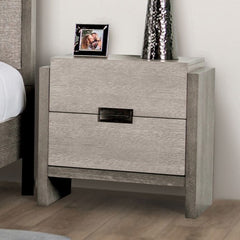 Grimsby Stone Gray Queen 5 Piece Bedroom Set w/Chest - Ornate Home