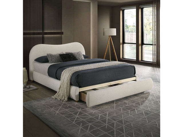 Grimsby White Queen Bed - Ornate Home