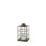 Grimwig Gold Small Lantern with Sheet Base Without Bevel - Ornate Home