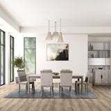 Gristalt Gray/Stone Gray 7 Piece Dining Set - Ornate Home