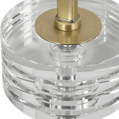Groove Gold Crystal Drink Table - Ornate Home