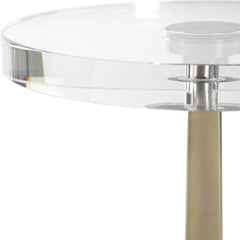 Groove Gold Crystal Drink Table - Ornate Home
