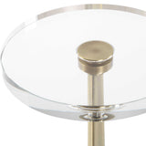 Groove Gold Crystal Drink Table - Ornate Home