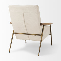 Grosjean Cream Boucle Accent Chair - Ornate Home