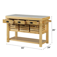 Grovaam Kitchen Island - Ornate Home