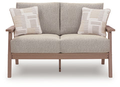 Grover Beach Driftwood Loveseat w/Cushion - Ornate Home