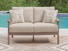 Grover Beach Driftwood Loveseat w/Cushion - Ornate Home