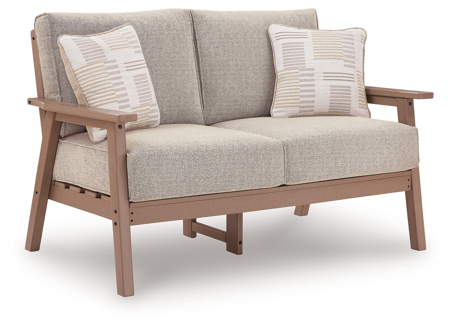 Grover Beach Driftwood Loveseat w/Cushion - Ornate Home