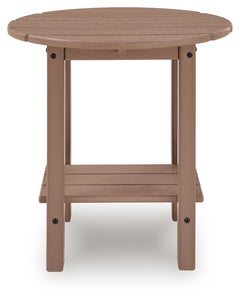 Grover Beach Driftwood Oval End Table - Ornate Home