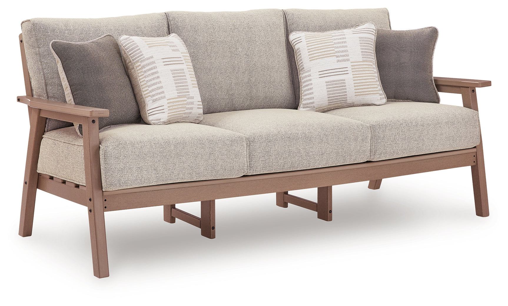 Grover Beach Driftwood Sofa with Cushion - Ornate Home