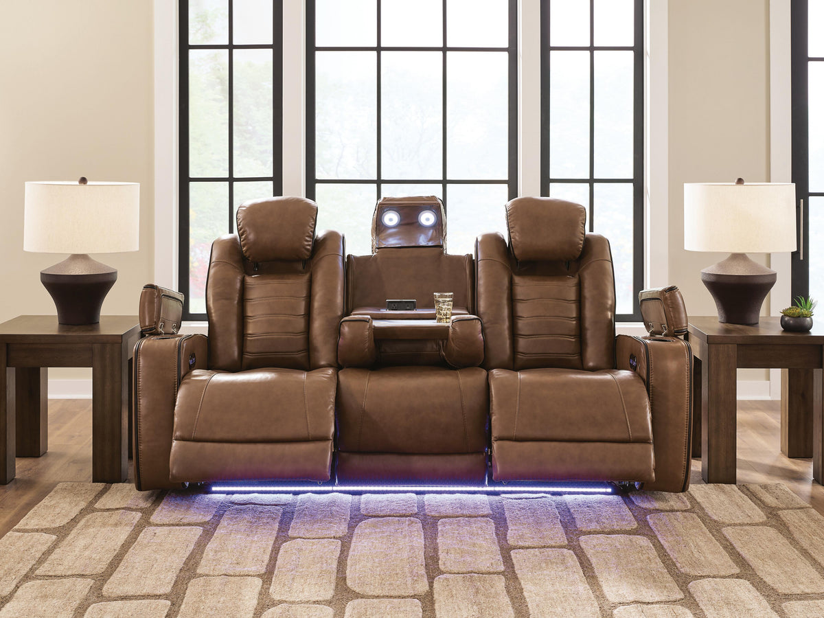 Gruaro Amber Power Reclining Sofa (Online Special Price) - Ornate Home