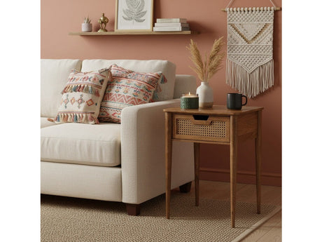 Guadalupe Brown/Tan Accent Table - Ornate Home