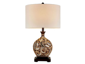 Guadalupe Gold/Brown Table Lamp - Ornate Home