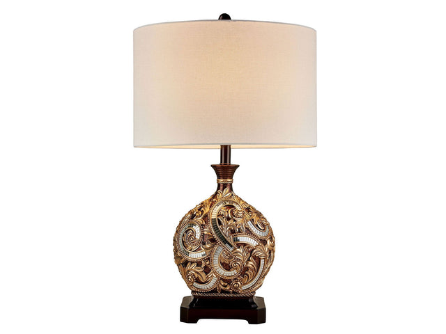 Guadalupe Gold/Brown Table Lamp - Ornate Home