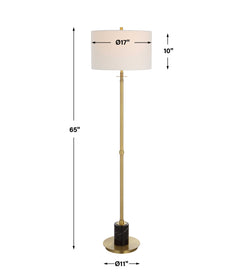 Guard Brass Floor Lamp - Ornate Home