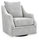 Gubbins Gray Swivel Accent Chair (Online Special Price) - Ornate Home