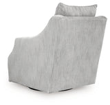 Gubbins Gray Swivel Accent Chair (Online Special Price) - Ornate Home