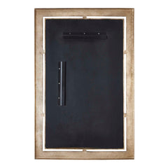 Guerra Walnut/Brass Mirror - Ornate Home