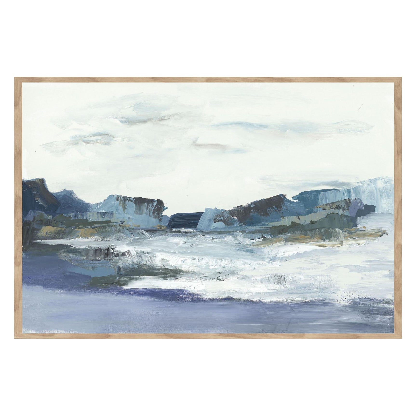 Guide Blue Painting 48x72 by Buddy Whitlock - Ornate Home