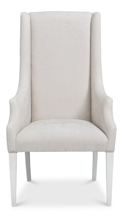 Guildford Cortina White/Taupe Captains Chair - Ornate Home
