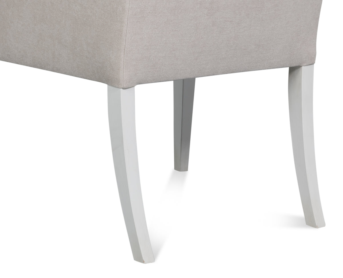 Guildford Cortina White/Taupe Captains Chair
