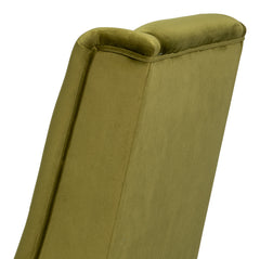 Guildford Noce Anticato/Green Velvet Captains Chair - Ornate Home