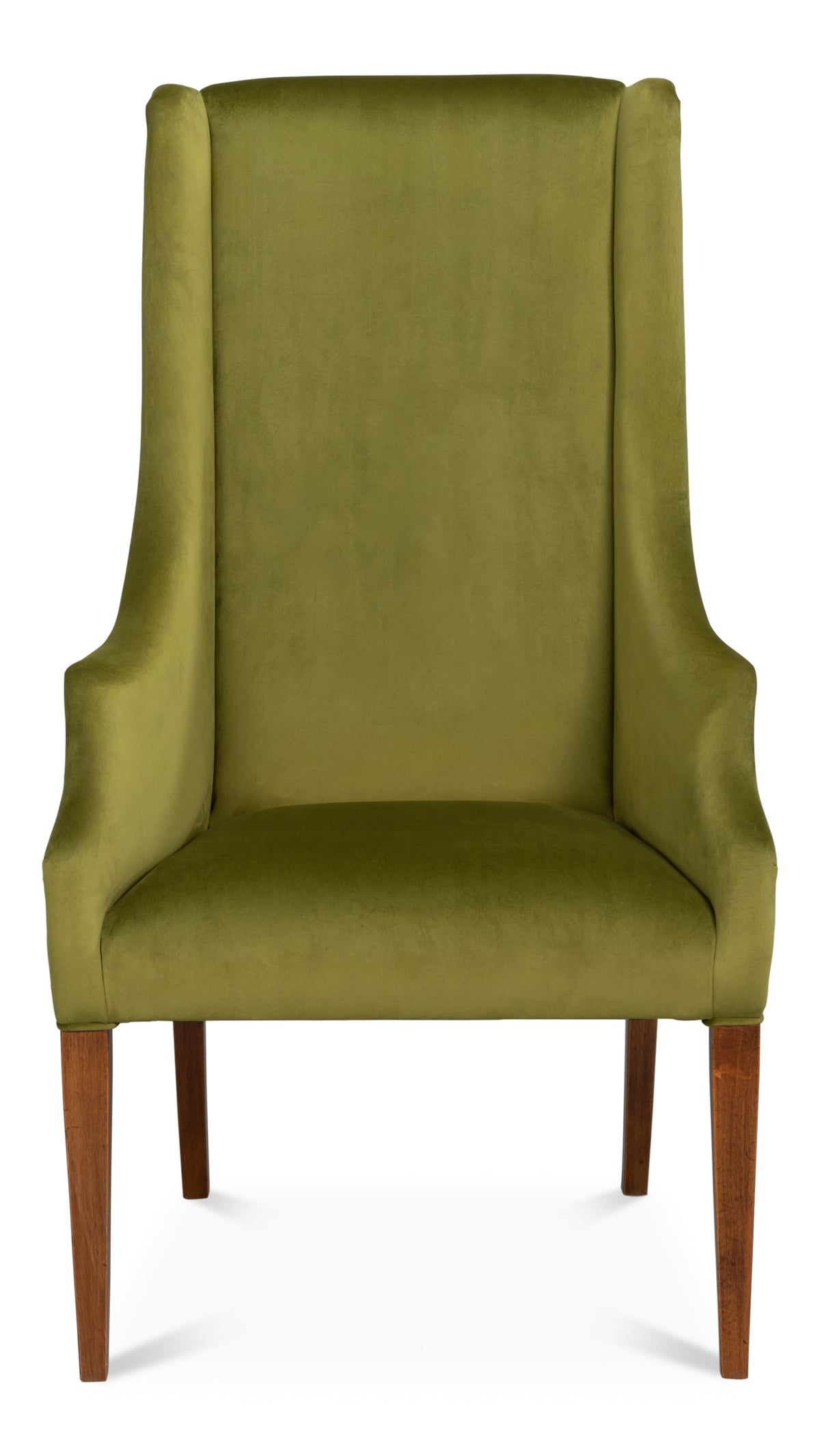 Guildford Noce Anticato/Green Velvet Captains Chair