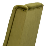 Guildford Noce Anticato/Green Velvet Captains Chair