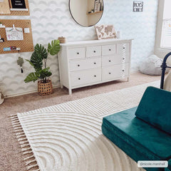 Guiling 3D Rainbow Area Rug with Tassels - Ornate Home
