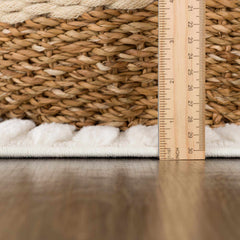 Guiling 3D Rainbow Area Rug with Tassels - Ornate Home