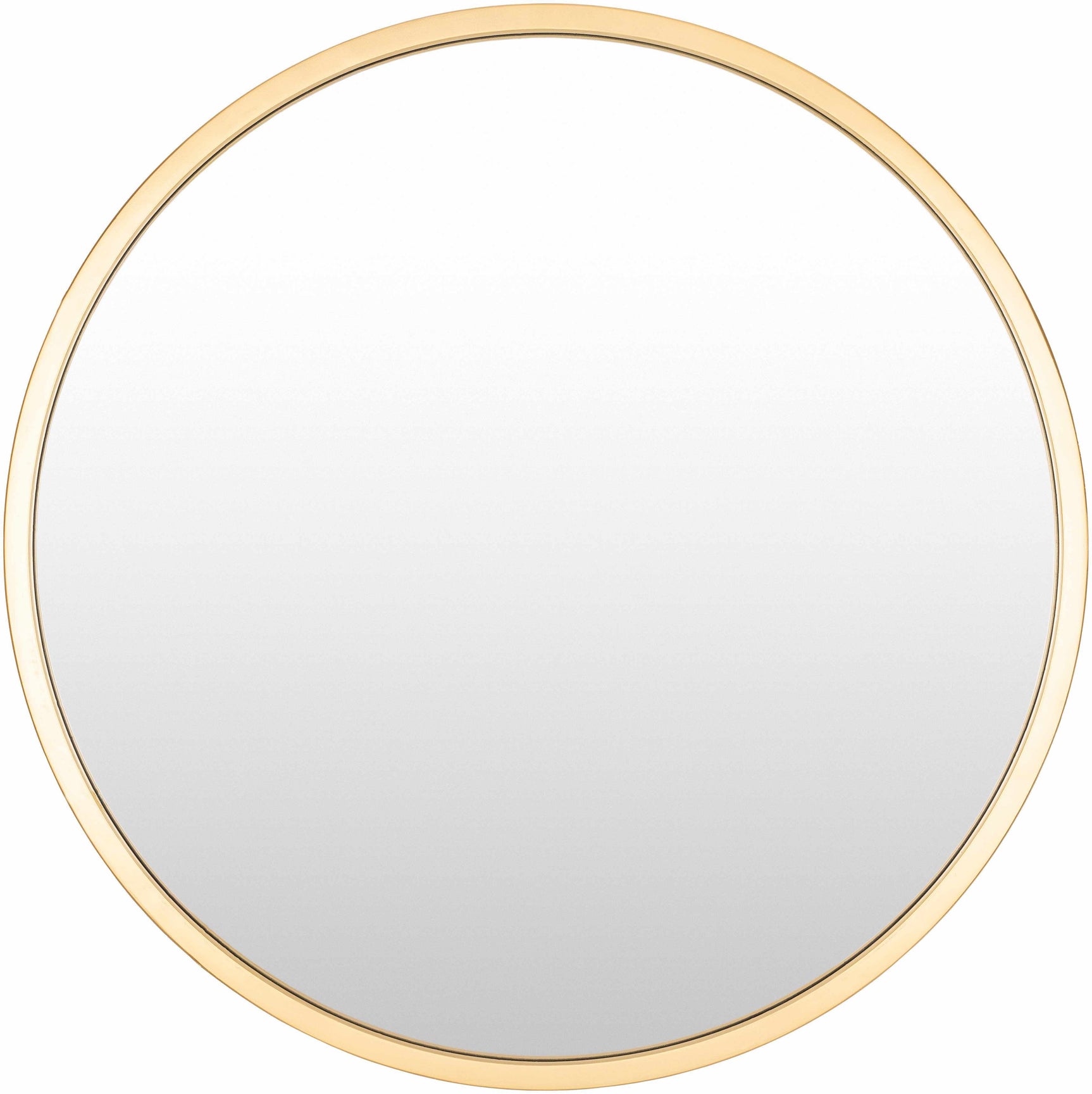 Guinda Round Gold Framed Wall Mirror - Ornate Home