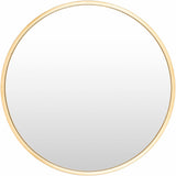 Guinda Round Gold Framed Wall Mirror - Ornate Home