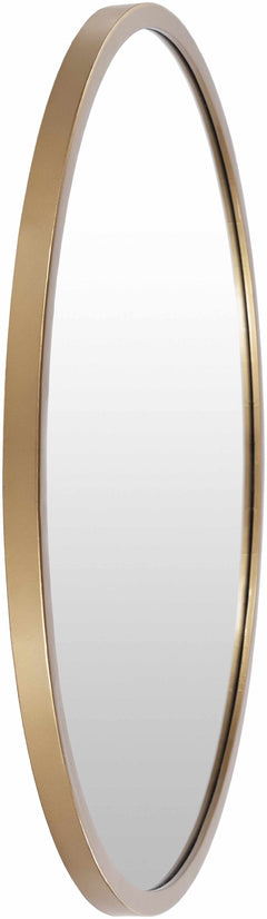 Guindarohan Gold Frame Round Mirror - Ornate Home