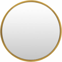 Guindarohan Gold Frame Round Mirror - Ornate Home