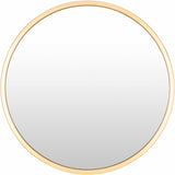 Guindarohan Gold Frame Round Mirror - Ornate Home