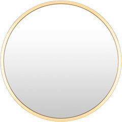 Guindarohan Gold Frame Round Mirror - Ornate Home